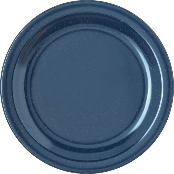 Carlisle Foodservice Melamine Salad Plate, 7.25", Blue, PK48 - 4350335