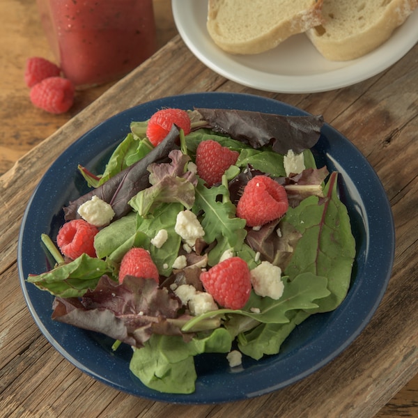 Carlisle Foodservice Melamine Salad Plate, 7.25", Blue, PK48 - 4350335