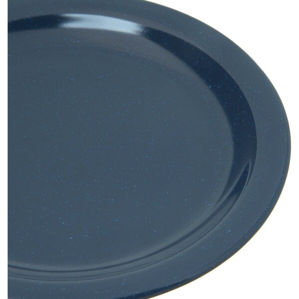 Carlisle Foodservice Melamine Salad Plate, 7.25", Blue, PK48 - 4350335