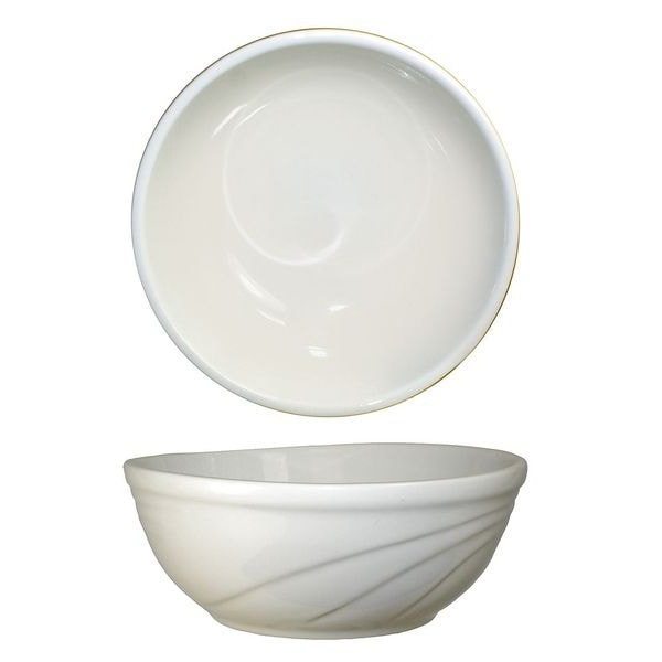 Iti Nappie Bowl, 16 oz., Ceramic American White PK36 - Y-18
