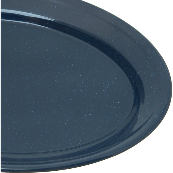 Carlisle Foodservice Mlmn Ovl Platter Tray, 12x8.5, Blue, PK24 - 4356035