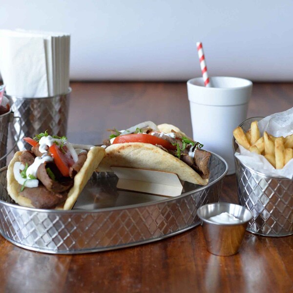 Tablecraft Disposable Taco Taxi, Wood, 3.5x2.5x, PK50 - 10516