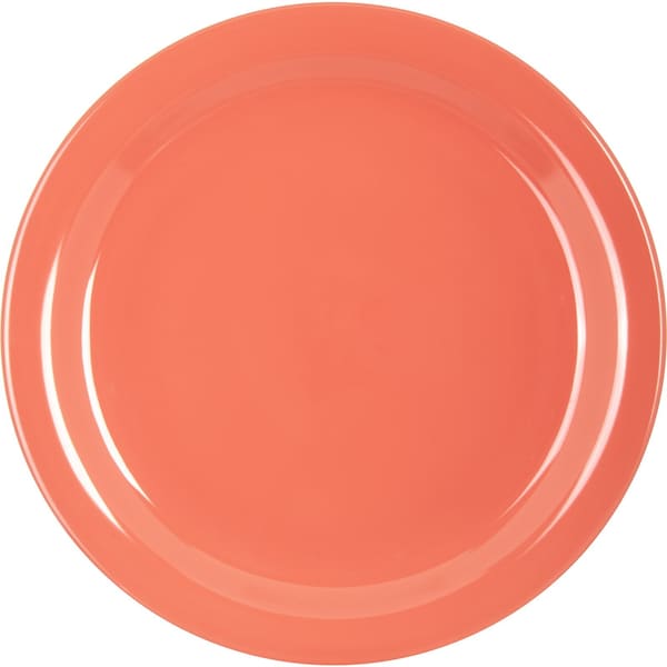 Carlisle Foodservice Melamine Dinner Plate, 9", Orang, PK48 - 4350152