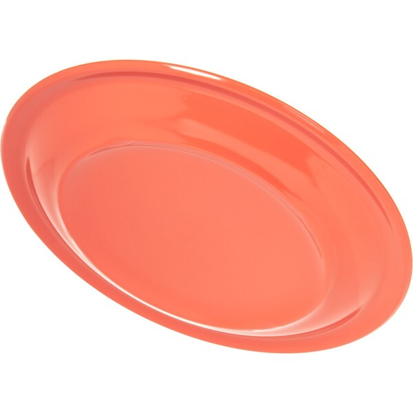 Carlisle Foodservice Melamine Dinner Plate, 9", Orang, PK48 - 4350152
