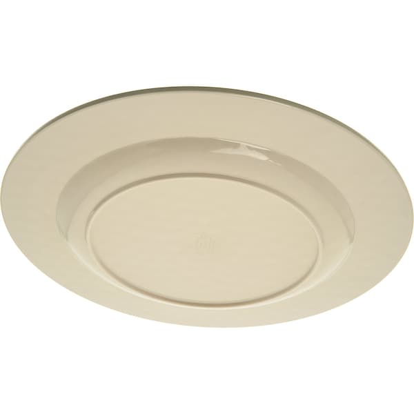 Carlisle Foodservice Melamine Dinner Plate, 11", Buff, PK12 - 6400106