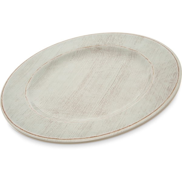 Carlisle Foodservice Melamine Dinner Plate, 11", Buff, PK12 - 6400106