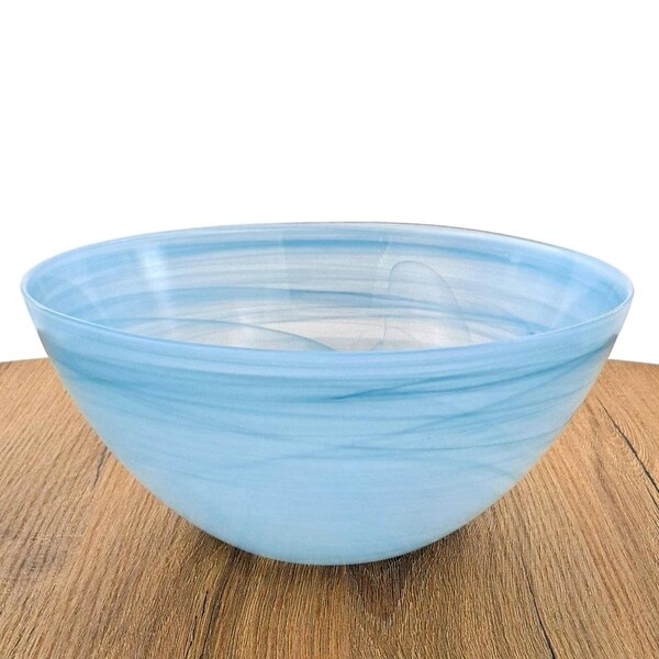 Red Pomegranate Collection 10 in. Nuage Serving Bowl, Aqua - 0814-6