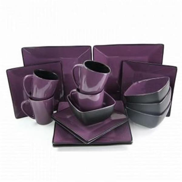 Fastfood 16 Piece Modern Premium Stoneware Dinnerware Set - FA802550