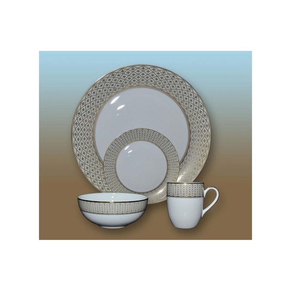 First Concept Jewel Cream Dinnerware Set - FC14818