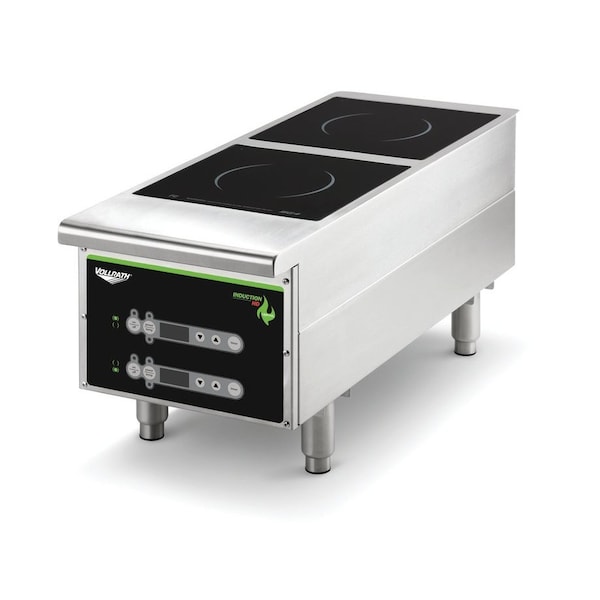 Vollrath Co Vollrath Cayenne Heavy-Duty Induction Hot Plate, Dual-Hob Digital, 12X13-5/8X30 - 912HIDC