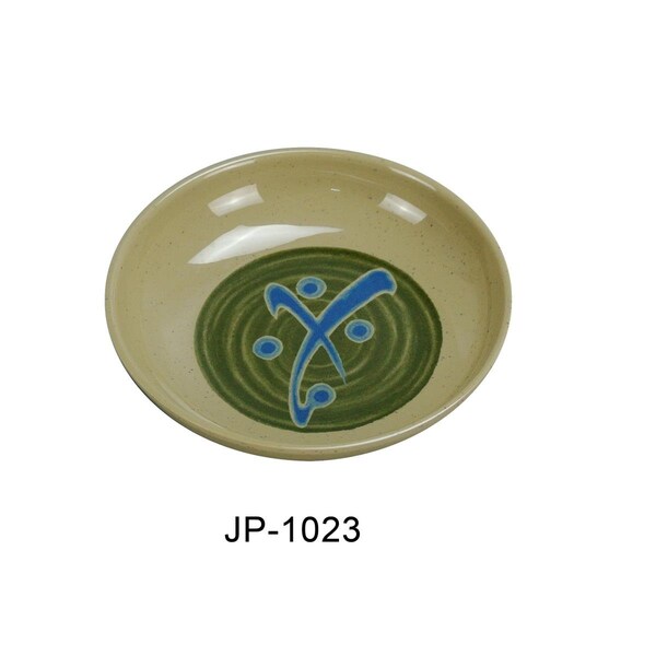 Yanco 3.25 in. Japanese Sauce Dish - Melamine, Multi Color, 72PK - JP-1023