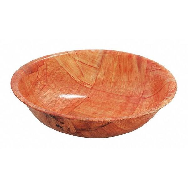 Tablecraft Woven Wood Round Bowl, 6" Dia, PK12 - 206