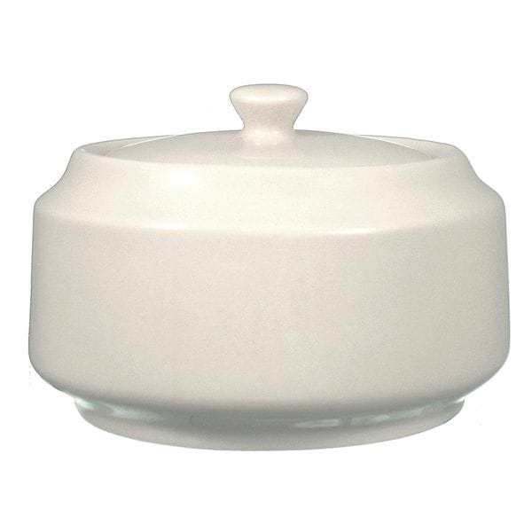 Iti Sugar Container, 14 oz., Ceramic American White PK36 - RO-61