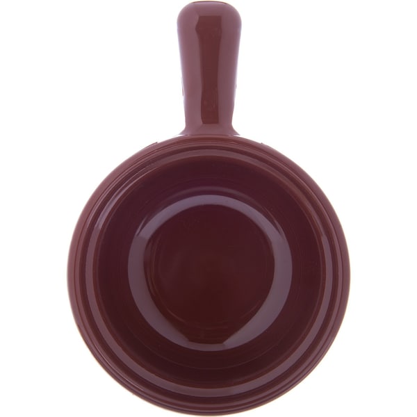 Carlisle Foodservice Handled Soup Bowl, 8 oz., Brown, PK24 - 700628