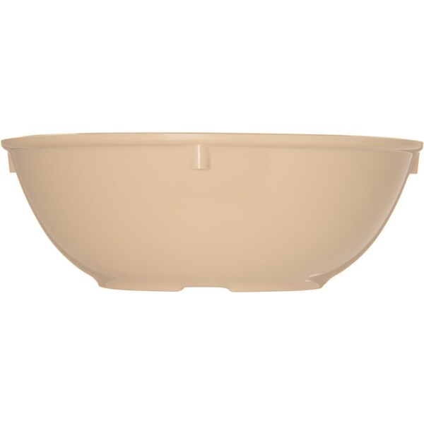 Carlisle Foodservice Melamine Nappie Bowl, 14 oz., Tan, PK48 - 4352125