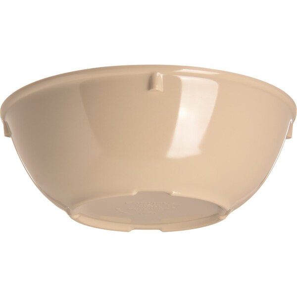 Carlisle Foodservice Melamine Nappie Bowl, 14 oz., Tan, PK48 - 4352125