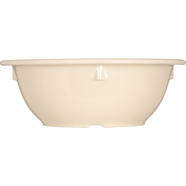 Carlisle Foodservice Mlmn Rim Nappie Bowl, 12.5 oz., Tan, PK48 - KL11925