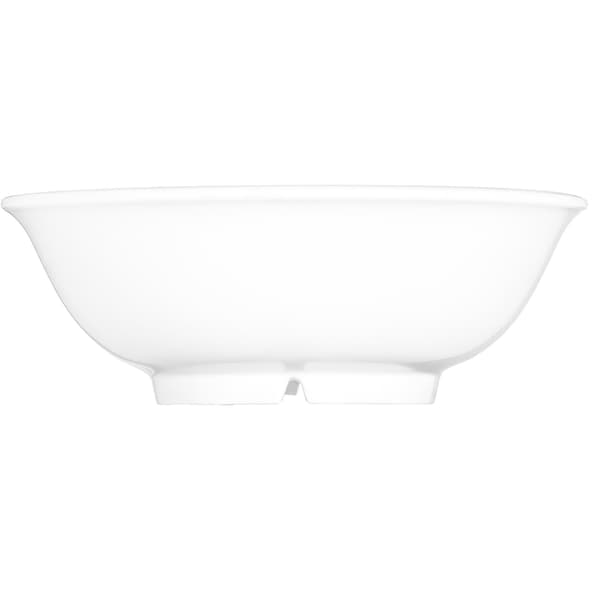 Carlisle Foodservice Mlmn Footed Serve Bowl, 24 oz., Wt, PK12 - 4373702