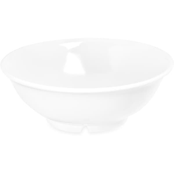Carlisle Foodservice Mlmn Footed Serve Bowl, 24 oz., Wt, PK12 - 4373702