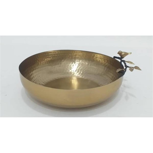 Jiallo Songbird Decorative Bowl - 12' Wide , 3.5' High - 70220