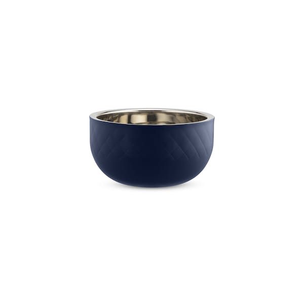 Bon Chef Diamond Coll Cold Wave Bowl Inc. Cover   12" Dia X 6 1/2" H  7 Qt - 9316DICOBALTBLUE