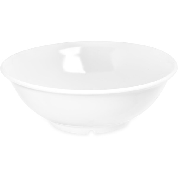Carlisle Foodservice Mlmn Footed Serve Bowl, 36 oz., Wt, PK12 - 4373802
