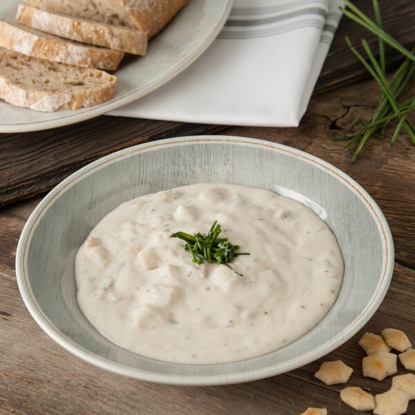 Carlisle Foodservice Melamine Soup Bowl, 28.5 oz., Smoke, PK6 - 6400318