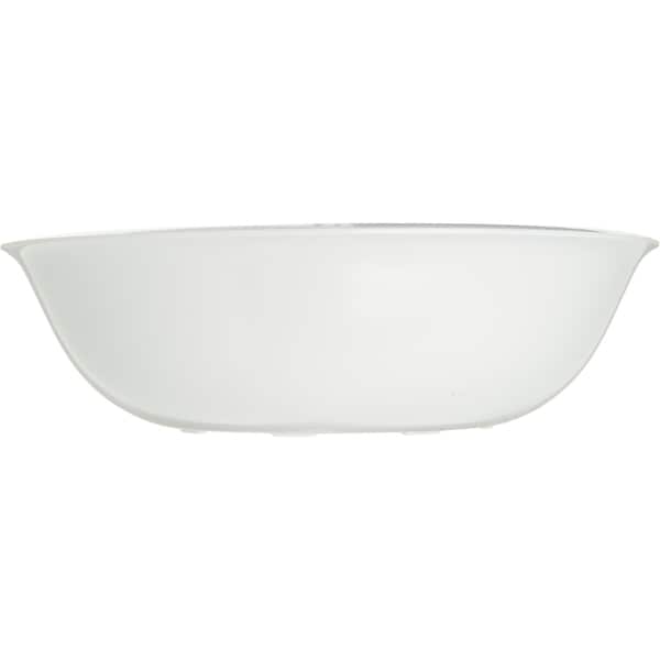 Carlisle Foodservice Melamine Soup Salad Bowl, 32 oz., Wht, PK24 - 593302
