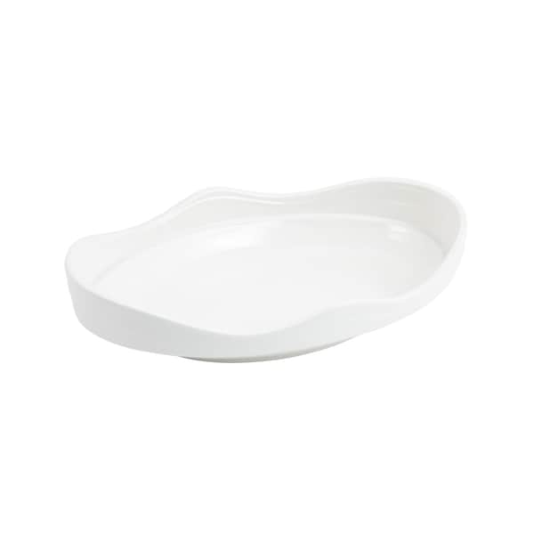 Bon Chef Euro Round Bowl 1Qt 16Oz 12"L X 8"W X 2 1/2"Deep - 53206IVORY