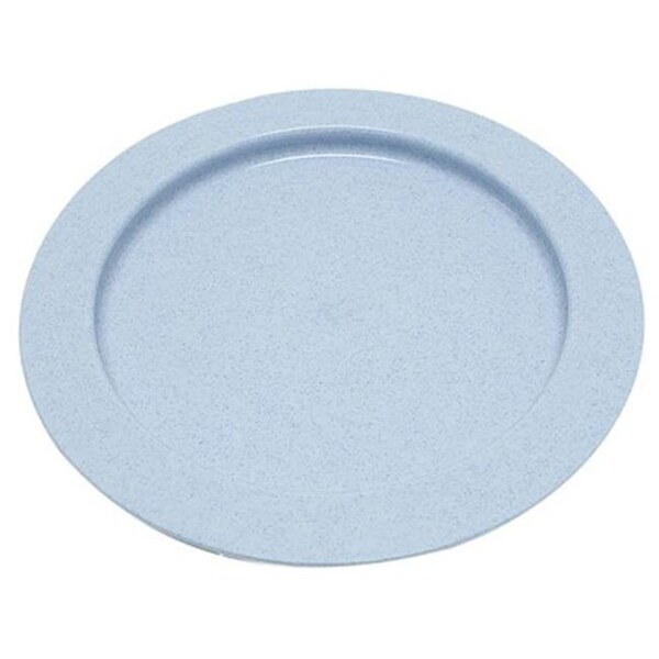 Fabrication Enterprises Fabrication Enterprises 62-0110 9 in. Inner Lip Plastic - Plate; Blue - 62-0110