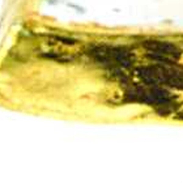 Homeroots 7 in. Glass Square Edge Gold Plates - Set of 4 - 376063