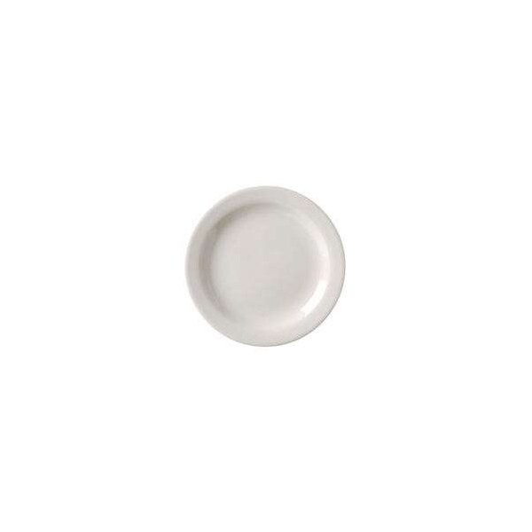 Vertex Vertex Vistar Collection American White Narrow Rim 7 1/4" Plate, PK36 - VNR-7