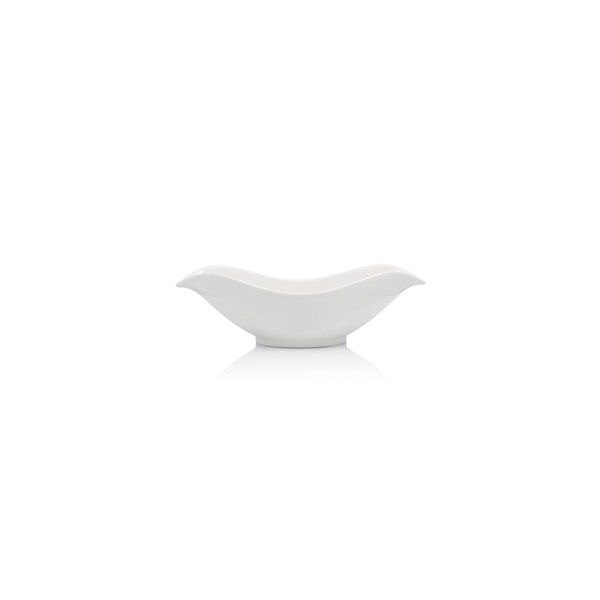 Bon Chef Melamine Petals Bowl  10 1/2" X 4" X 3"  16 Oz - 53602WHITE