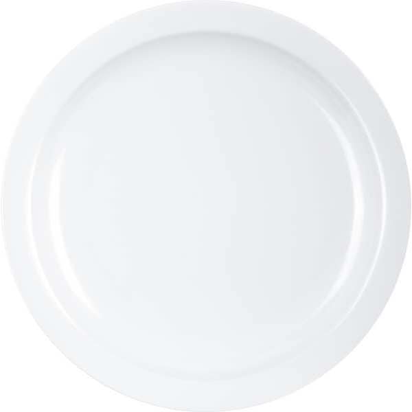 Carlisle Foodservice Sandwich Plate, 7.22" Dia, White - KL20102