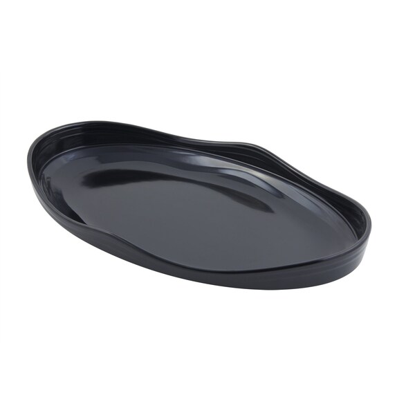 Bon Chef Euro Round Bowl 3Qts. 18"L X 11"W X 2 1/2"Deep - 53203BLACK