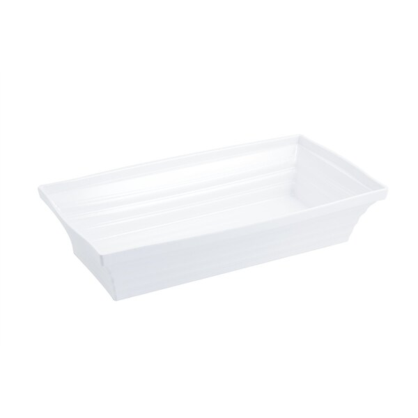 Bon Chef Americana Square Bowl 10 1/4"L X 19"W X 4" 10Qts - 53105WHITE