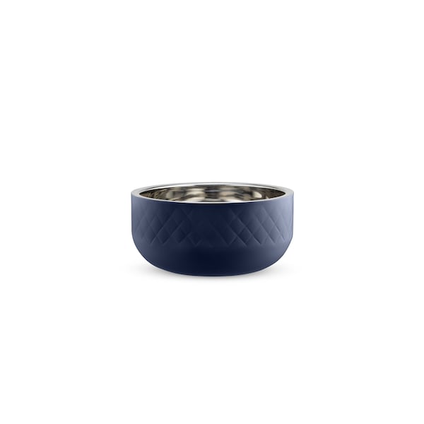 Bon Chef Diamond Coll Cold Wave Bowl Inc. Cover  13 7/8" Dia X 6 3/4" H  10 Qt 2 Oz - 9320DICOBALTBLUE
