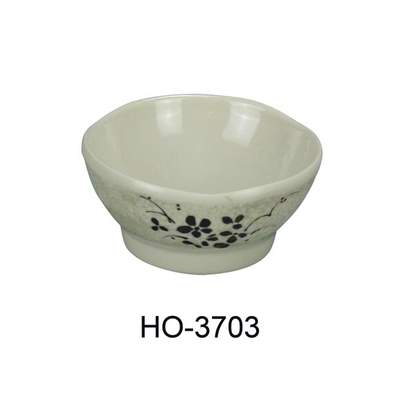 Yanco 3 in. 3 oz Honda Saucer Dish, Melamine, Multi Color, 72PK - HO-3703