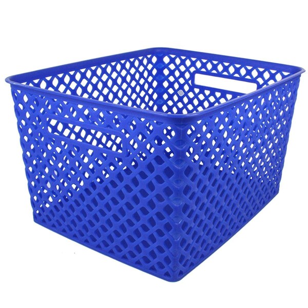 Romanoff Products Large Blue Woven Basket - 2 Each - ROM74204-2