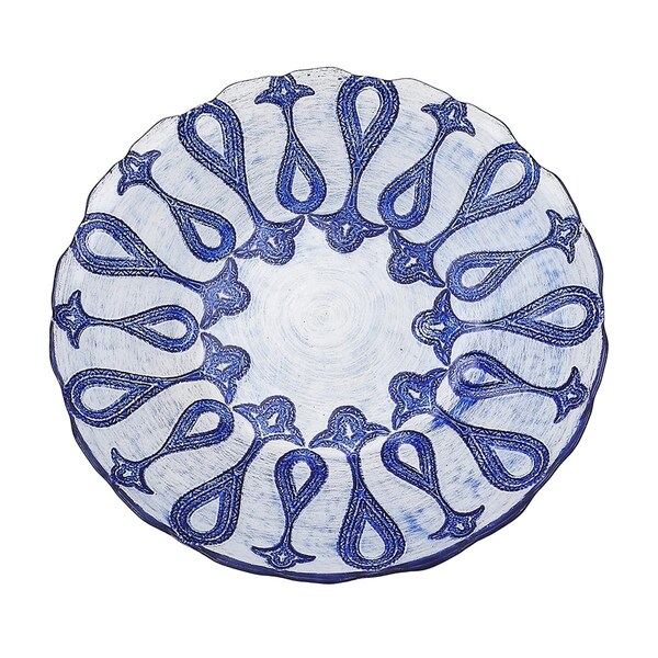 American Granby Larissa 8.5 in. Blue Silver Plate, 4PK - 5945-6