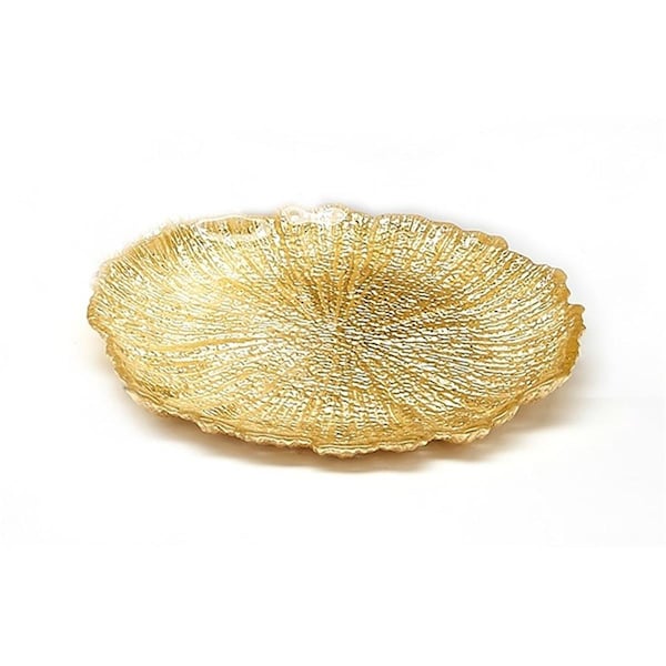 American Granby Coral 11 in. Gold Plate, 4PK - 2774-1