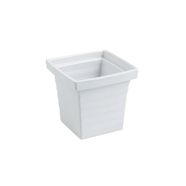 Bon Chef Americana Square Bowl 1Qt 24Oz 5 1/2"L X 5 1/2"W X 5"Deep - 53108WHITE