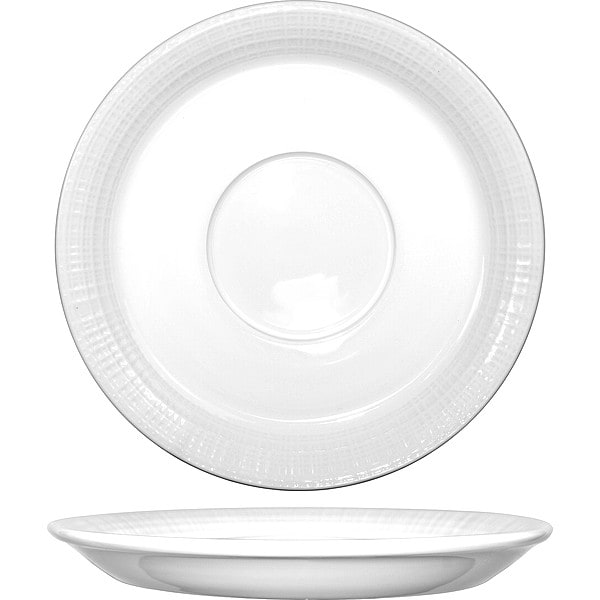 Iti Saucer, 4 3/4" Dia, Bright White, PK36 - DR-38