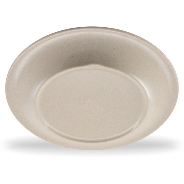 Carlisle Foodservice Mlmn Wide Rim Dinnr Plate, 9", Sand, PK24 - 43013908