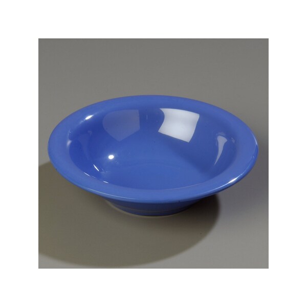Carlisle Foodservice Melamine Rimmed Bowl, 12 oz., Blue, PK24 - 3303614