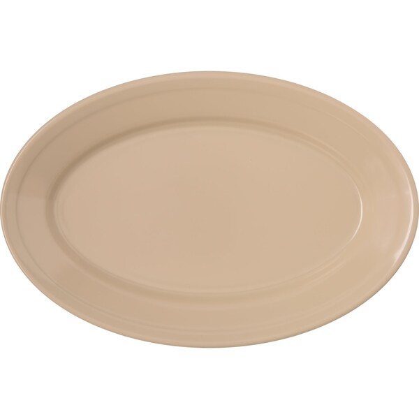 Carlisle Foodservice Mlmn Oval Platter Tray, 9.25x6.25", PK2 - 43563-825