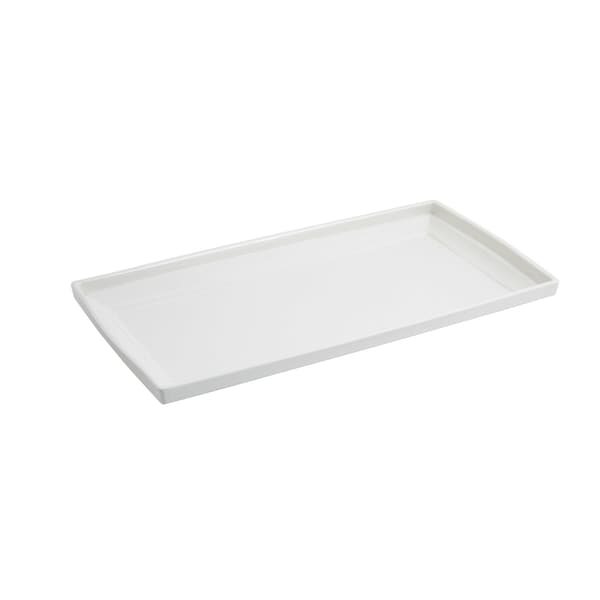 Bon Chef Americana Square Bowl 3 Qts. 10 1/4"L X 19"W X 1 1/2"Deep - 53106IVORY