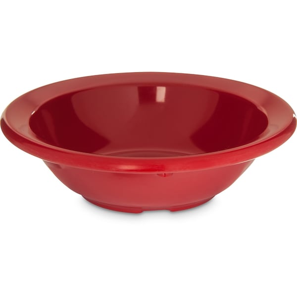 Carlisle Foodservice Melamine Rim Fruit Bowl, 4.75 oz., Rd, PK48 - KL80505