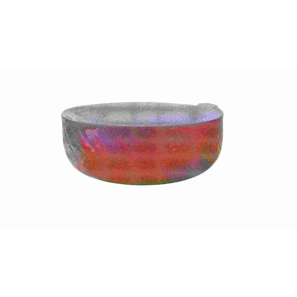 Bon Chef Diamond Coll Cold Wave Bowl Inc. Cover   9 7/8" Dia X 4 3/4" H   3 1/2 Qt - 9319DIORANGE