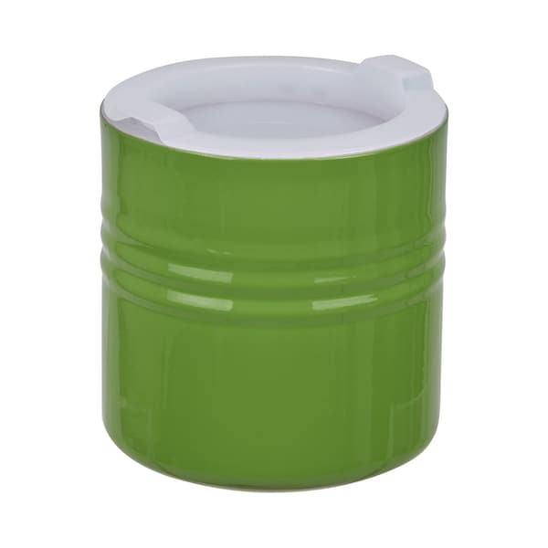Bon Chef Cold Wave Salad Dressing Cont &Stacking Cover  5 1/8" Dia X 5" H  28 Oz - 9315LIME